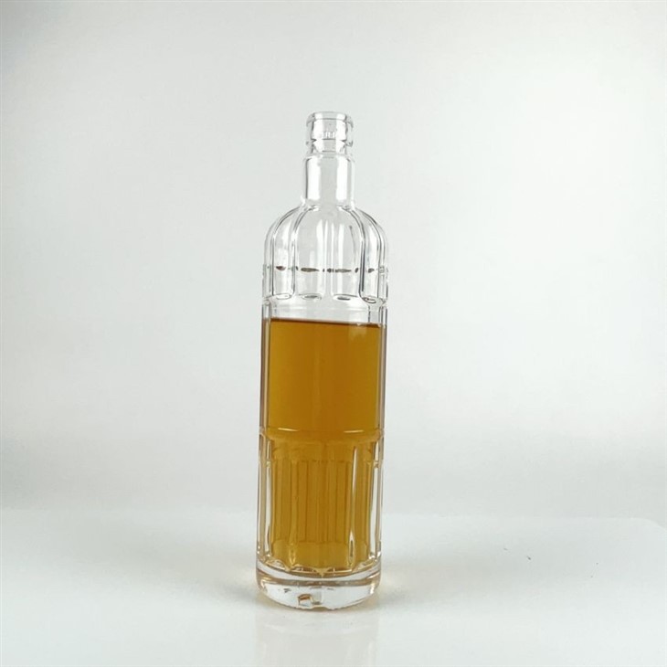 بطری های شیشه ای تکیلا ودکا 750 میلی لیتری 680 گرمی ویسکی گرد