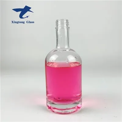 بطری های شیشه ای گرد 375 میلی لیتری