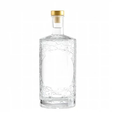 بطری شیشه ای آنتیک براندی