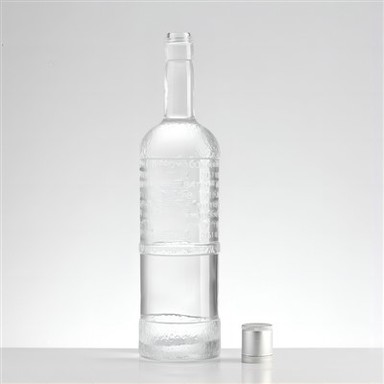 بطری شیشه ای ودکا درپوش پیچ